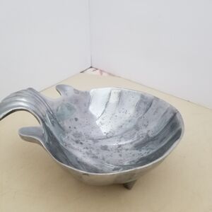 Elegant Armetal Decorative Shell Trinket Dish